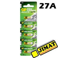 GP 27A 27AE A27 12V Ultra Super Alkaline Battery Bateri (1Pcs/5Pcs) 100% Original