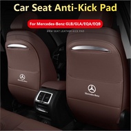 Leather Car Seat back Anti Kick Pad Protector Cover Storage Box Rear Anti-wear Mats Car Accessories 