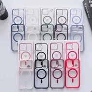 Magnetic Clear Case Protective Cover Iphone 14pro max 14pro 14 13pro max 13pro 13 12pro max 12pro 12