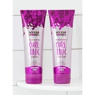 Not your mother's Curl Talk BOND BUILDING PROTEIN SHAMPOO & CONDITIONER  (rambut kerinting / curly c