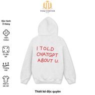 Premium Fashion Hoodie – Red Letters ChatGPT Trend