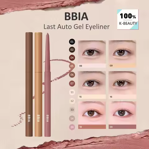BBIA Last Auto Gel Eyeliner,Precise Line Control & Fade-Resistant,Intense Pigment & All-Day Wear,Kor