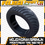 Mojo/Korak/Gremlin/Rango 130/70-12 Tires for Rusi Motorcycle