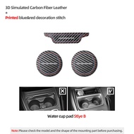 New car interior cover Car Cup Holder Anti-Slip Storage Box Mat For BMW F30 F32 F34 Series 3 4 Made