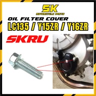 Oil Filter Cover Screw LC135 / Y15ZR / Y16ZR / SRL115 / SRL115 EFI (Skru Cover Minyak Filter LC135)