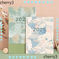 CHERRY Schedules Notebook, 24 Sheets Work Efficiency Planner Notebook, High-quality Life Check-in Le