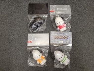 代售 - 1套4隻不散賣 市面難求 全新未開 UNBOX POCHACCO PC狗 絕版 FIGURE  原色 橙色 紅色 黑色 間條白 綠色