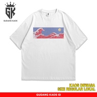 GUDANG KAOS YB LABS 2 - NIGHT - GREAT WAVE TSHIRT - KAOS VIRAL - KAOS REZA ARAP - BAJU DISTRO COMBED