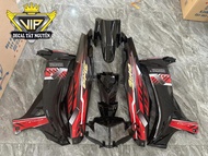 Dàn áo xe Sirius 50/110cc Full Đen Nhựa ABS cao cấp Tặng Tem PVC 3 Lớp Y Mẫu