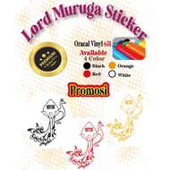 Lord Murugan sticker/Oracle 651/ Car,Lorry,Bas,Motor,Window /waterproof sticker High Quality &amp; (2)