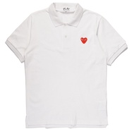 New CDG Play Comme Des Garcon Red Heart Men Women POLO Short Sleeve t-Shirt 0215