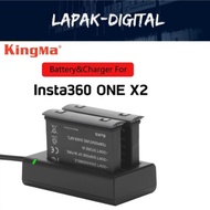 Kingma Complete Package Dual Battery Charger for Insta360 ONE X2 Battery