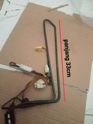 heater batangan /heater set pipa kulkas LG inverter original