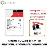 SEAGATE IronWolf Pro 3.5" 20TB/18TB/16TB/14TB/12TB/10TB/8TB/6TB/4TB NAS HDD Hard Disk Drive For RAID