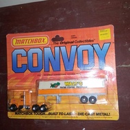 Matchbox Convoy Peterbilt Walt's 1981 Covered Truck Rare convoys MBX