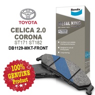Original Bendix [DB1129MKT] Front Brake Pad - Toyota Celica 2.0 ST182 Corona ST171