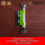 Key Ring 24x27 mm Tekiro Boxes End Wrench 24 x 27 mm Key Ring Box End Wrench TEKIRO 24x27 24 x 27 mm