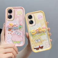 Silicone Soft Cover Cartoon 3D Three-Dimensional Patch Doll Hand Strap Phone Case Suitable for Huawe