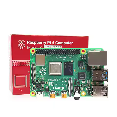 Raspberry Pi4 4B Development Board 1GB/2GB/4GB/8GB AI Programming Starter Kit with Python for Progra