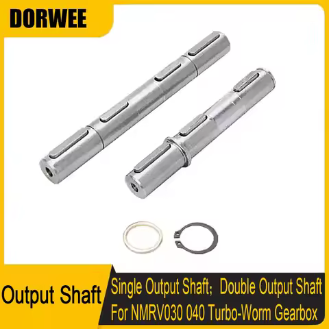 Single Double 14/18mm Output Shaft for NMRV030/NMRV040 Turbo-Worm Gearbox Worm Gear Reducer Accessor