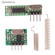 ziyunshan RF module 433mhz superheterodyne receiver and transmitter kit for vn