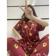 ஐREADY STOK 8XL 8XL Plus Size Jumbo Size baju tidur Sleepwear Pyjamas Women plus size cute cartoon h