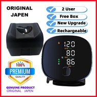 Rechargeable wrist blood pressure digital monitor LED touch screen automatically pressure BP