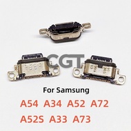 10-50Pcs USB Charging Port Dock Plug Charger Connector For Samsung Galaxy A54 A34 A336B A52 A72 A52S