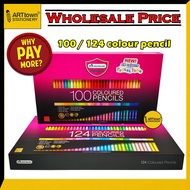 MASTERART Colour Pencil 72 / 100 / 124 Colours (Ready Stock)