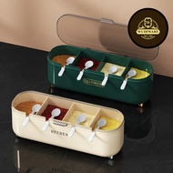 Spice Container S02 4 In 1 Plastic Spice Box Kitchen spice container Multipurpose spice container Pl
