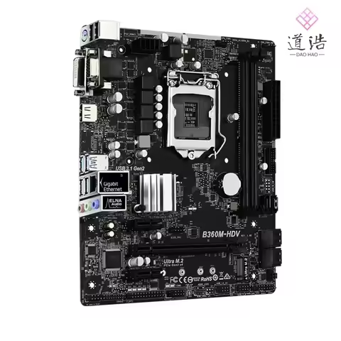 For Asrock B360M-HDV Motherboard 32GB HDMI PCI-E3.0 M.2 LGA 1151 DDR4 Micro ATX B360 Mainboard 100% 