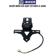 Pad biển số z900.Pad biển số gập z900.Đuôi biển số đút gầm z900 chính hãng mbiker.