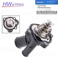 Engine Coolant Thermostat Assembly For Mazda 3 6 CX7 2.3L 2.5L #L336-15-170