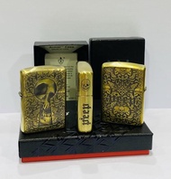 ZIPPO ARMOR SKULL KEYS 3 SIDES - GHOSTORE7