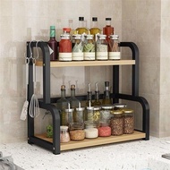 Seasoning Box Floor Storage Storage Rack Kitchen Condiment Rack Ru Condiment Two-Layer Seal Perforat