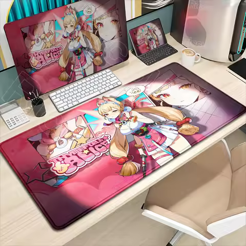 Pretty Zenless Zone Zero Ukinami Yuzuha Alice Mouse Pad HD Print ZZZ Mousepad Laptop Non-slip Keyboa