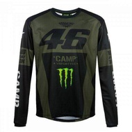 Men Motocross Cycling Jersey VR46 Monster Camp Long sleeve Rossi MTB Motorcycle T-Shirt