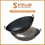 [Stellar Kitchenware SG] Hand Forged Iron Wok 46/50cm