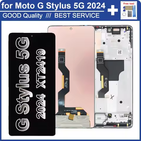 6.7'' for Motorola Moto G Stylus 5G 2024 XT2419 LCD Display Touch Screen Digitizer Replacement for M
