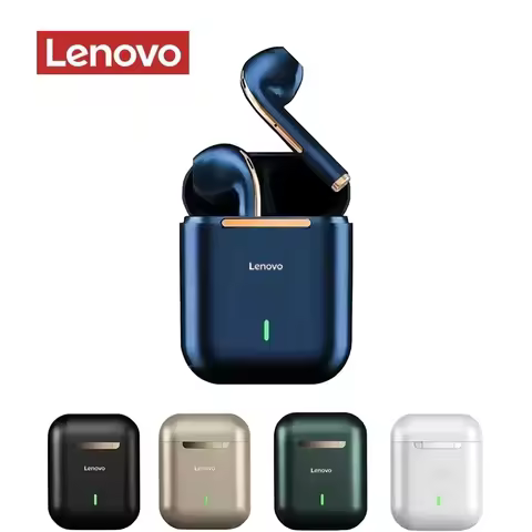 Original Lenovo J18 TWS Wireless Bluetooth Earphones In Ear HiFI Stereo Headphones Long Playtime Noi