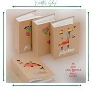 4R Photo Album (100pcs) | Brown Craft Paper Photo Album | Kids Photo Album (4x6inch = 10x15cm) | Alb