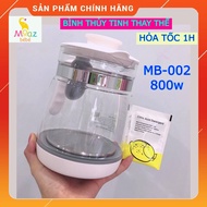 Bình thủy tinh thay thế MB-002 800W- Bình đun nước MOAZ BÉ BÉ Mb002 800w- Chính hãng