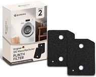 Plinth Filter Replacement for Miele T1 Dryer - 9164761 Double Layer Heat Pump Toe - Kick Filter, Spare Parts for Filtering Lint in Tumble Dryers - Pack of 2 By QUMENA