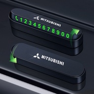 [Ready Stock] Mitsubishi Car Phone Number Card Plate Car Park Stop Car Temporary Luminous Parking Ca