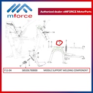QJMOTOR AX200S SCOOTER MIDDLE SUPPORT WELDING COMPONENT MAIN STAND 58520L790000 ORIGINAL QJMOTOR