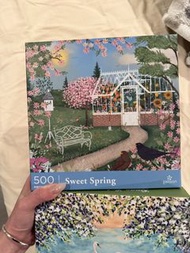 Galison Sweet Spring 500 Piece Puzzle 限定 春日 拼圖