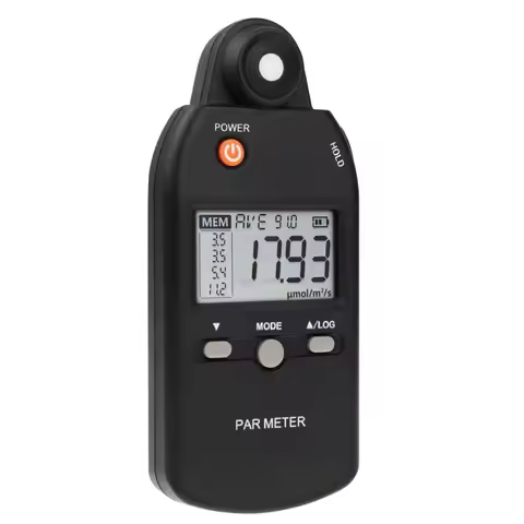 Portable Handheld Light Energy Meter Photosynthesis Radiometer PPFD Measurement Light Intensity Mete
