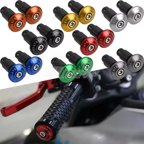 Motorcycle Handlebar Grips Ends Handle Bar Caps End Plugs FOR HONDA XR 125 150 190 XR 125L 150L 190L