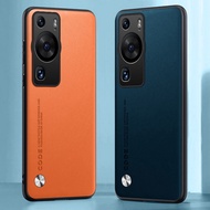 For Huawei P60 / P60 Pro / P60 Art Shockproof Luxury Matte PU Leather Cover Business Case