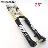 ZOOM 26inch Enduro/AM/FR/E-MTB Bike Suspension Fork 110*20mm Thru Axle Bicycle Front Fork for Disc B